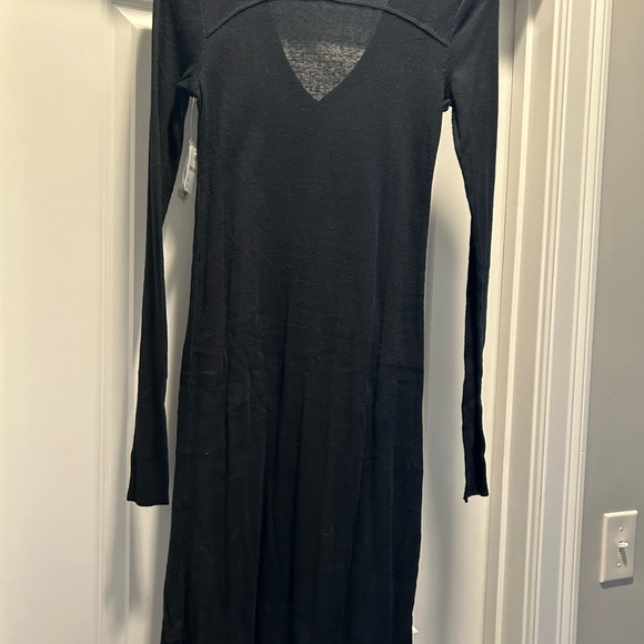 NWT free people ribbed cardigan black (out of stock in free people) - Picture 3 of 4